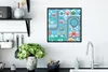 MuchoWow® Gerahmtes Poster Winter - Zug - Schnee - Blau Produktbild-Vorschau 3