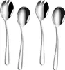 Salatbesteck Edelstahl, Salatbesteck 4er Set, Salatbesteck, Produktbild-Vorschau 1