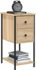 vidaXL Noční stolky 2 ks Sonoma dub 32x42x70 cm výrobek z Náhled obrázku produktu 4