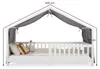 Hausbett Himmel LIAN in grau - Betthimmel aus 100% Produktbild-Vorschau 4
