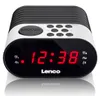 Lenco CR-07 Bianco - Radiosveglia FM con sleep timer e Anteprima dell’immagine prodotto 1