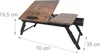 Relaxdays Laptoptisch für Bett & Couch, klappbarer Produktbild-Vorschau 4