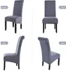 Jídelna Stretch židle kryty XL Elastické vysoké zadní židle Náhled obrázku produktu 6