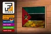 Holzschild Flagge Mosambik 18x12 cm Flag Mozambique Rost Produktbild-Vorschau 4