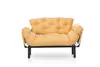 Hanah Home, Nitta- FTN1245, Senf, Schlafsofas, Rahmen: 100% Produktbild-Vorschau 3