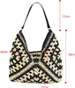 Strandtasche Strohtasche Damen, Boho Umhängetasche, Produktbild-Vorschau 2