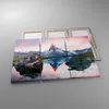 Bild auf Leinwand - Leinwandbild - Berge Felsen Wasser - Produktbild-Vorschau 2