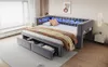 Schlafsofa 90/180 x 190 cm, ausziehbares Polsterbett mit 2 Produktbild-Vorschau 7