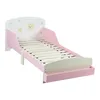 Kinderbett Weiß-Rosa mit Sonne-Stern-Nachbildung, Produktbild-Vorschau 3