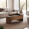A living room scene with a lift-top coffee table. Voir les images du produit