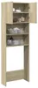vidaXL Skriňa na práčku Sonoma Oak 64x25,5x190 cm odvodený Náhľad obrázku produktu 1
