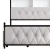 Łóżko tapicerowane INONEFT, łóżko z pojemnikiem, 180x200 Podgląd zdjęcia produktu 15