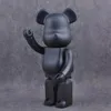 Medveď Bearbrick 400% figúrka do interiéru 28cm čierna Náhľad obrázku produktu 3