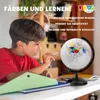 Joya Creative – Farebný guľový model Zeme – Vzdelávacia Náhľad obrázku produktu 4