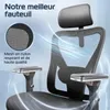 CLOUVOU CleverSeat chaise de bureau, ergonomique, fauteuil Voir les images du produit 6
