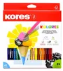 Kores BB93324 Matite colorate triangolari Kores "Kolores", Anteprima dell’immagine prodotto 2