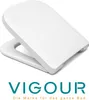 VIGOUR WC-Sitz derby, Scharnier Edelstahl semi abnehmbar, Produktbild-Vorschau 6
