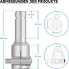 Zapfwelle, PTO 140 mm Buchse mit Keilwellenaufnahme 1 3/8" Produktbild-Vorschau 7