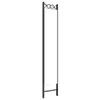 A tall, thin, white rectangular panel with a black frame and decorative circles at the top, standing on a black base. Podgląd zdjęcia produktu