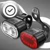 Fahrradlicht Set vorne und hinten, LED Fahrradlampe mit Produktbild-Vorschau 12