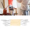 8-teiliges Malmesser Set, Edelstahl, ergonomisches Design, Produktbild-Vorschau 4