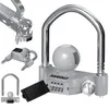 MASKO® Serrure de remorque, cadenas numérique à code de 4 Voir les images du produit 1