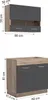 Cuisine compacte 80 cm sans évier ni appareils | Voir les images du produit 3