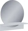 Badezimmerspiegel Vicco Elyra Weiß 50 x 54.5 cm mit Ablage, Produktbild-Vorschau 1