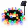 Solar Lichterkette Outdoor 9.5m 50 LEDs, Kristallkugeln, 8 Produktbild-Vorschau 1