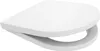 A white toilet seat with lid is shown from a slightly elevated side angle against a white background. Anteprima dell’immagine prodotto
