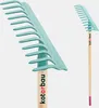 KOTARBAU® Laubrechen 32 cm Metall Rechen für Gras & Laub Produktbild-Vorschau 1