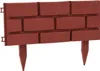 A single piece of garden edging with a brick pattern. Náhľad obrázku produktu