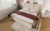 Modernes Polsterbett , Beige Leinen mit USB Typ-C Produktbild-Vorschau 21