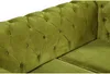 Chesterfield Schlafsofa 2 Sitzer Sofa Bettfunktion Couch Produktbild-Vorschau 1