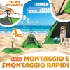 Tenda da spiaggia pop-up ELONEO con protezione UV 80+, Anteprima dell’immagine prodotto 6