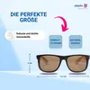 Sonnenbrille "Bamboo" - Modische Brille im Blues-Stil mit Produktbild-Vorschau 3