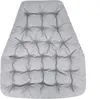 A light gray tufted cushion for a hanging chair or swing. Anteprima dell’immagine prodotto