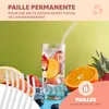 bremermann 6 pailles en verre, 25 cm de long, Voir les images du produit 3