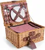Picknick-Set für 2 Personen, rot, mit Kühlfach und Produktbild-Vorschau 1