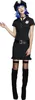 A woman wearing a police officer costume. Produktbild-Vorschau