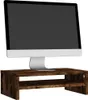 vidaXL Stojan na monitor Smoked Oak 42x24x13 cm odvozený Náhled obrázku produktu 3