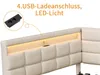 Postel INONEFT, 140x190 cm, čalouněná, s LED osvětlením a Náhled obrázku produktu 14
