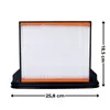 A product shot of an air filter with dimensions indicated. Anteprima dell’immagine prodotto