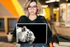 MuchoWow® Laptop Aufkleber Sticker Cover Tiger - Weiß - Produktbild-Vorschau 5