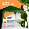 CASARIA 2x Seitenteilen für Pavillon 3x3m Grün Produktbild-Vorschau 6