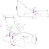 vidaXL Transat pliable, 3 positions, en bois d'eucalyptus Voir les images du produit 8