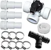 Bypass Set 13-teilig mit 3-Wegehahn VA-Schellen usw. / Kit Produktbild-Vorschau 1
