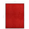 vidaXL Fußmatte Waschbar Rot 90x120 cm -  Fußmatten Produktbild-Vorschau 7