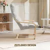 HOMCOM Sessel, Loungesessel mit geschwungenen Beinen und Produktbild-Vorschau 5