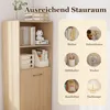 Ausziehbarer Schreibtisch mit Stauraumschrank, 2-in-1 Produktbild-Vorschau 6